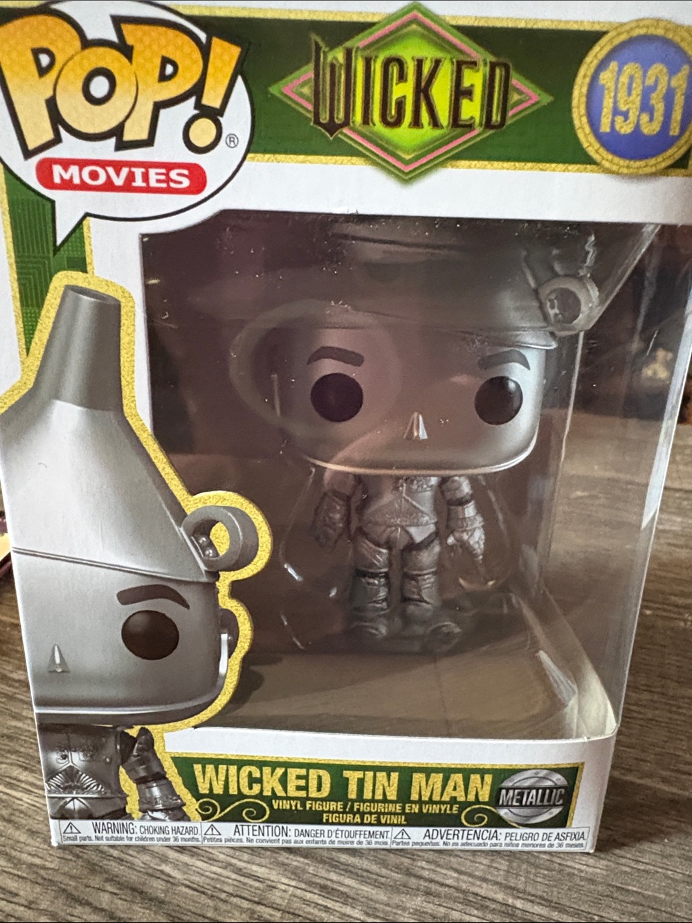 Funko Wicked Tin Man Metallic Pop! Figure - Silver